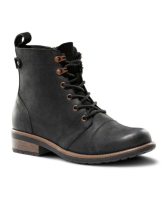 comfort lace up boots