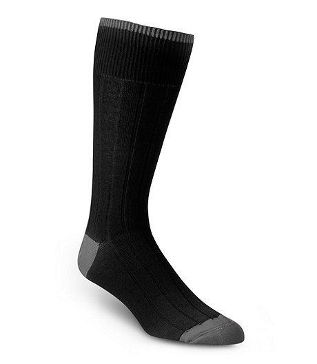 Men's Casual Rib Crew Socks