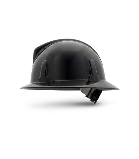 Unisex CSA Type 1 Class E Compliant Fas-Trac Suspension Hard Hat - Black