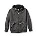 Men's Midweight Thermal Lined Water Repellant Hooded Sweatshirt - Carbon Heather