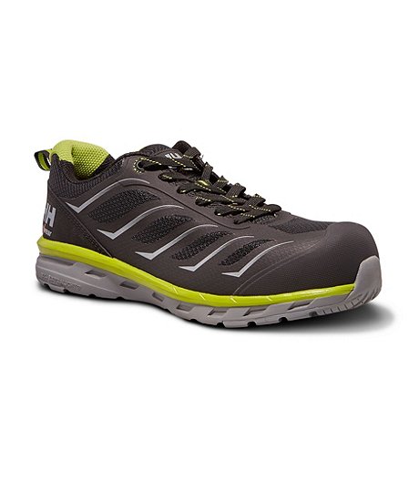Men's Composite Toe Steel Plate Extralight Athletic Safety Work Shoe