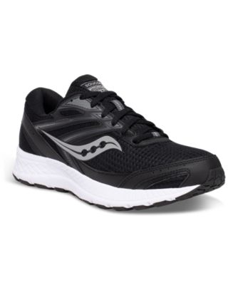 saucony black running shoes