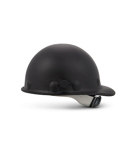 Unisex CSA Type 1 Class C Compliant Fibre Metal Hard Hat - Black