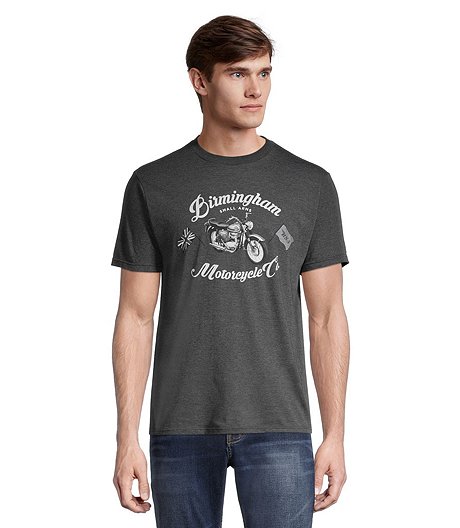 T-shirt pour hommes à graphique BSA Motorcycle