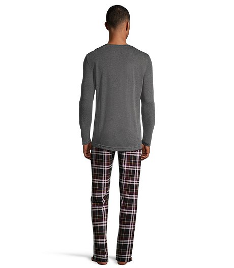 men s microfleece pajama set
