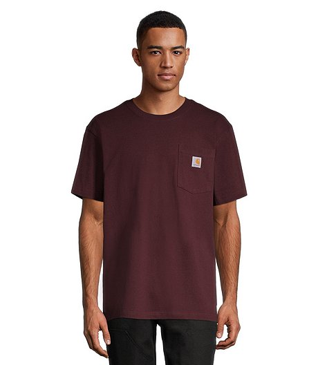 Men's Workwear Pocket T Shirt - Port | Mark's