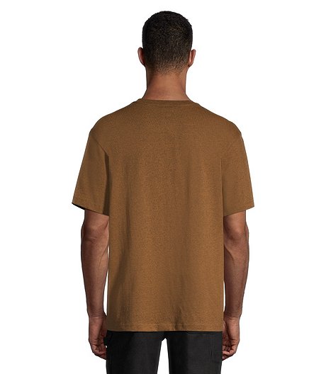 Men's Workwear Pocket T Shirt - Walnut Heather