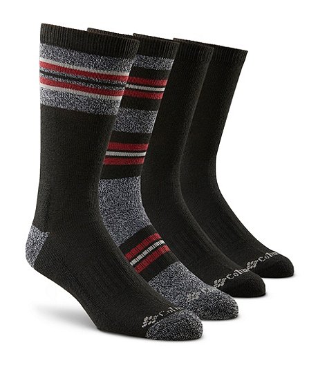 Men's 4 Pack Outdoor Thermal Boot Socks