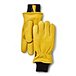 Men's Goatskin Driver Insulated Gloves with Storm Cuffs - Gold