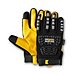 Men's Impact Water Resistant Touch Screen Compatible Gloves - Black Gold