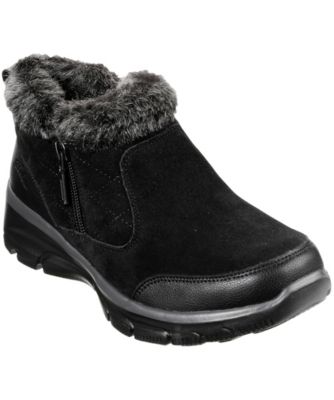 skechers side zip boots