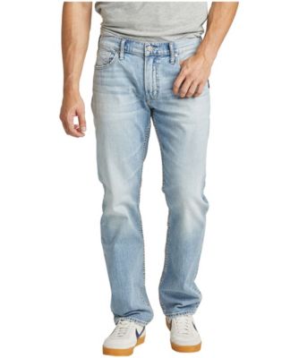 classic fit straight leg jeans