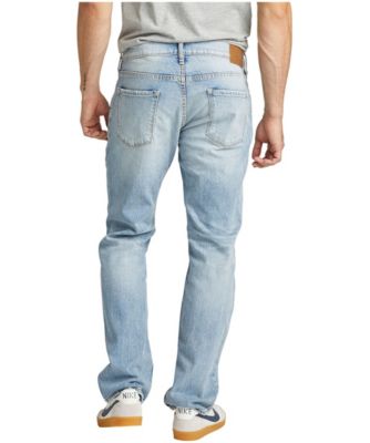 classic fit straight leg jeans