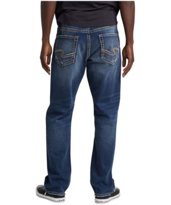 mens silver jeans grayson
