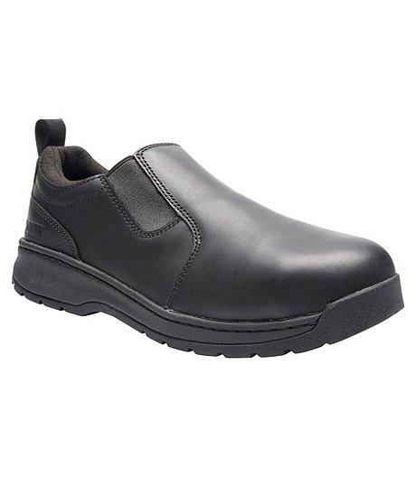 Men's Rossburn Aluminum Toe Composite Plate SD Slip On Oxford Safety Work Shoes Black - ONLINE ONLY