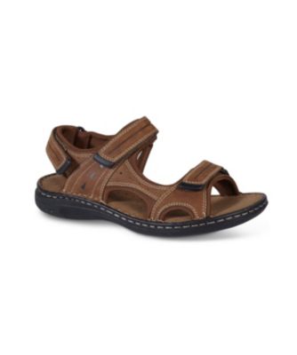 mens wide leather sandals