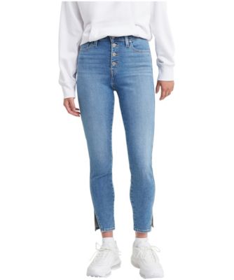 mens exposed button fly jeans