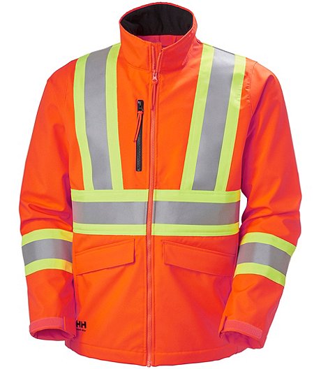 Men's Alta Hi Vis Softshell Safety Jacket