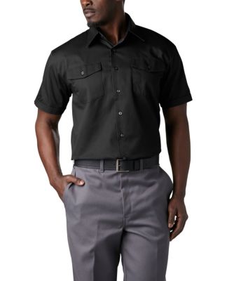 black button shirt mens