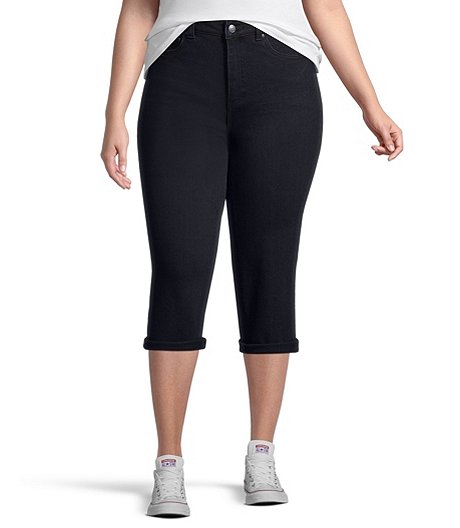 Women's High Rise Straight Crop Jeans