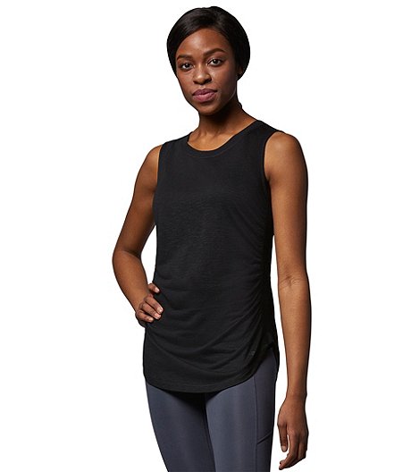 Women's Fitted Ruched Tank Top