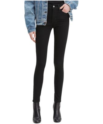 levi's 721 black high rise skinny