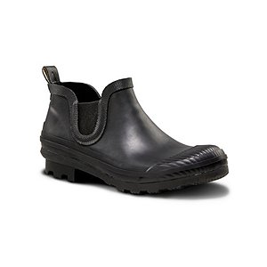 Women's Splash Waterproof Slip On Rain Boots - Black | Mark's