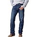 Men's Western Fit High Rise Stretch Denim Jeans - Medium Wash