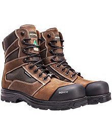 LP Royer Men's 8 Inch Composite Toe Composite Plate Agility Arctic Grip Work Boots - ONLINE ONLY