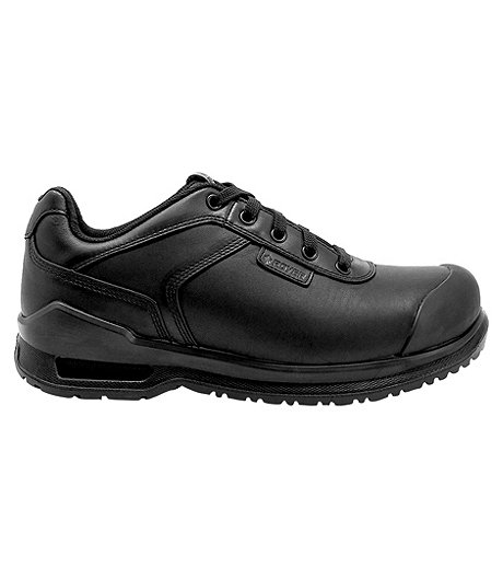 Chaussures de travail de sécurité INSPADES en cuir pour hommes à protection en aluminium et en composite 
