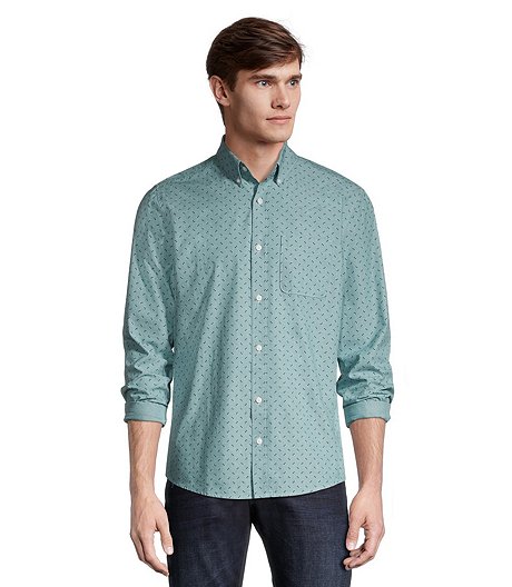 Men's Long Sleeve Casual Shirt - Modern Fit
