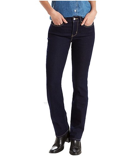 Women's 314 Shaping Mid Rise Straight Jeans - Rinse
