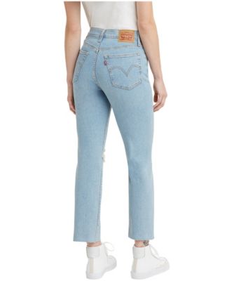 levi's high rise wedgie straight