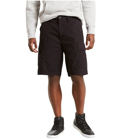 Men's Carrier Cargo Ripstop Shorts -Black
