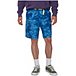 Men's Belted Utility Mountain Range Ripstop Shorts - Blue 