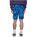 Men's Belted Utility Mountain Range Ripstop Shorts - Blue 