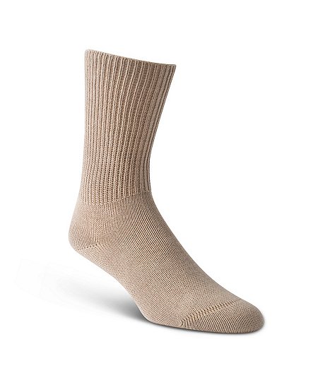 Men's Small Size Comfort Sag-Resistent Socks - Beige