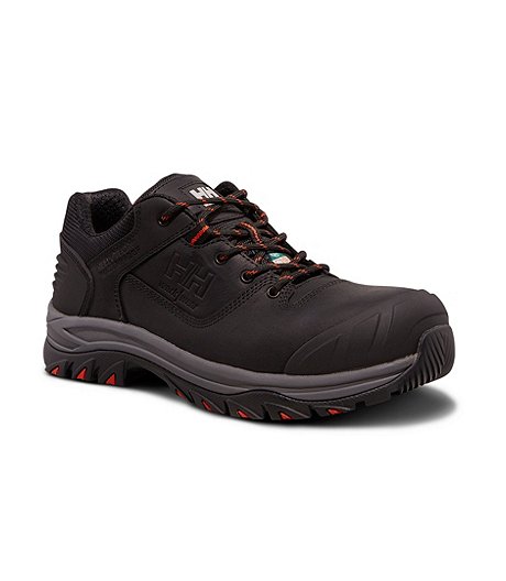 Men's Composite Toe Composite Plate Helly Tech Performance Waterproof Leather Oxford Work Hiker