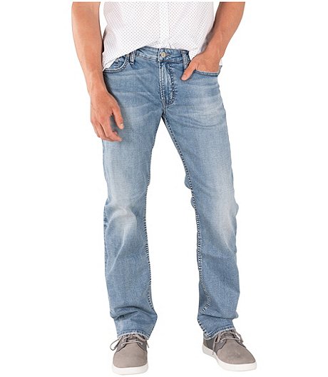 Men's Allan Slim Straight Fit Light Wash Jeans