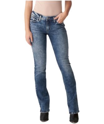 ladies slim bootcut jeans