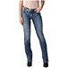 Women's Elyse Curvy Mid Rise Slim Boot Jeans - Medium Indigo