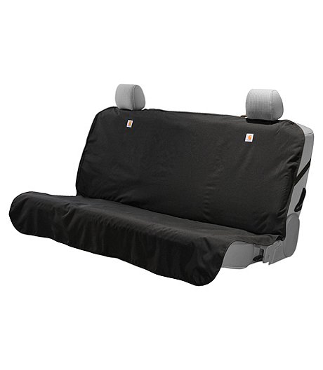 Dog and Pet Water Repellent Coverall Bench Seat Cover - Black