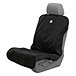 Universal Water Repllent Cordura Fabric Low Bucket Car Seat Cover - Black 
