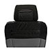 Universal Water Repellent Cordura Fabric Low Back Car Seat Cover - Black