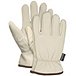 Men's 1 Pair Insulated Leather Driving Gloves - Beige 