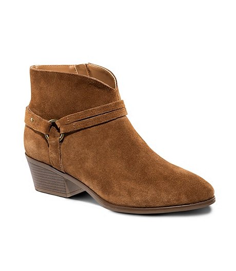 Women's Whitney Suede Ankle Boots - Brown