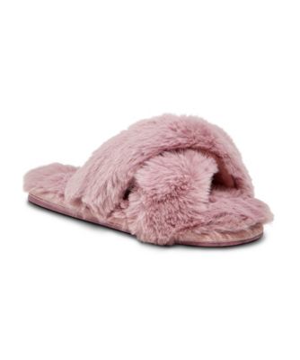 faux slipper slides