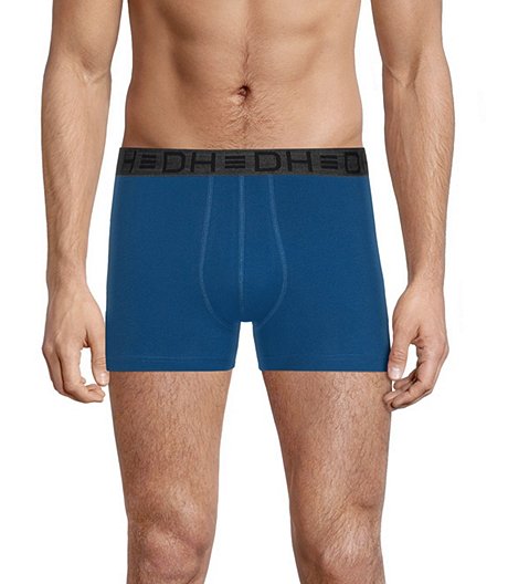 Men's Fashion Side X Side Cotton Stretch Trunk Brief - 2 Pack
