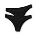 Women's 2 Pack Perfect Fit Panty Invisible Thong