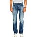 Men's Driven Relaxed Mid Rise Straight Leg Stretch Jeans - Light Wash